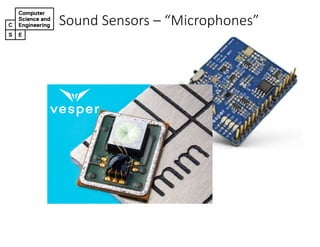 Sound&Sensors&– “Microphones”
 