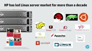 HP and Linux distros
