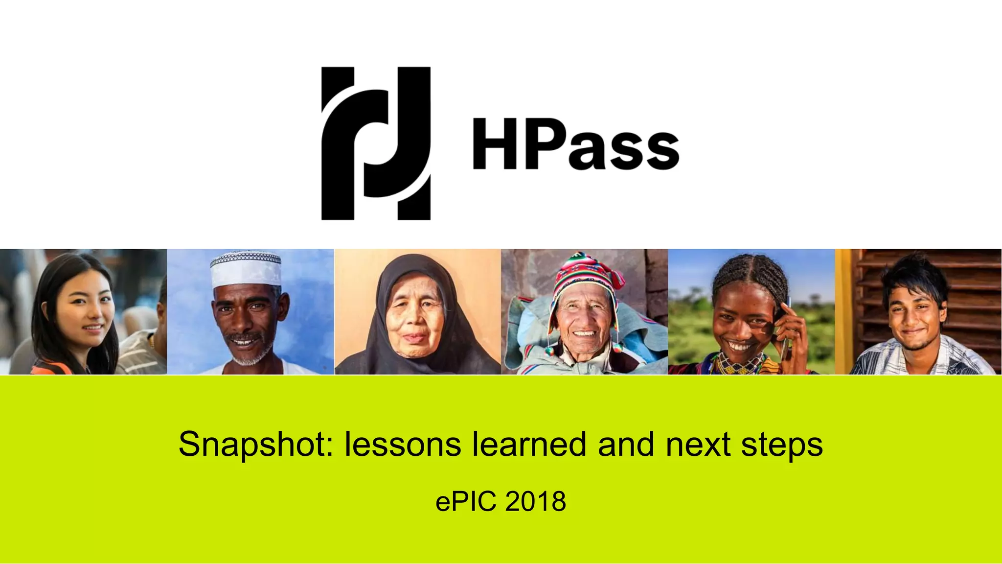 Snapshot ePIC 2018 PPT