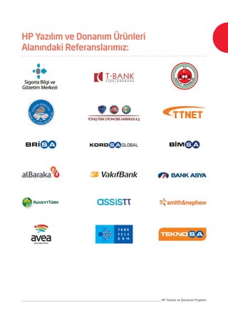 HP Yazılım ve Donanım Ürünleri
Alanındaki Referanslarımız:
HP Yazılım ve Donanım Projeleri
 
