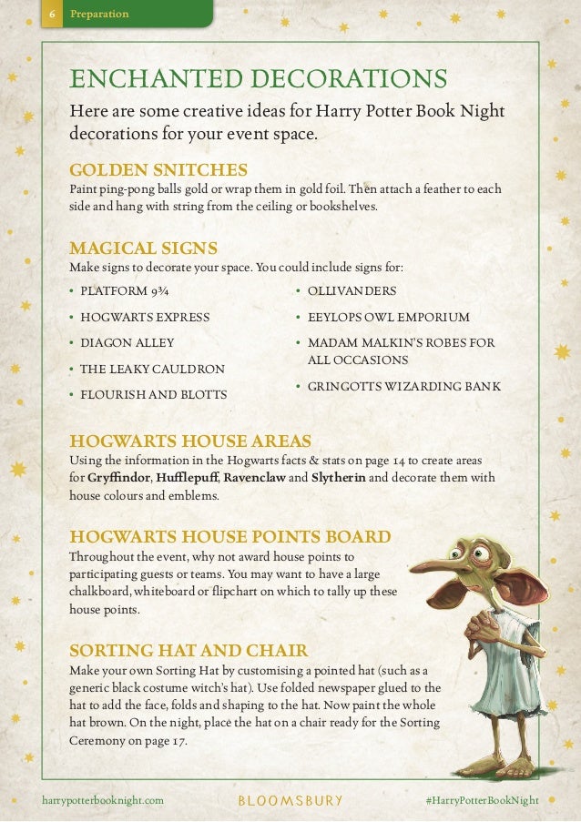 harry potter house quiz printable