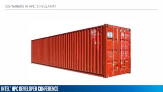 CONTAINERS IN HPC: SINGULARITY
 