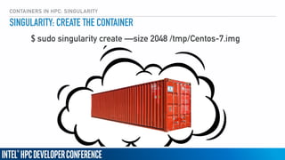 Introduction to High-Performance Computing (HPC) Containers and Singularity*
