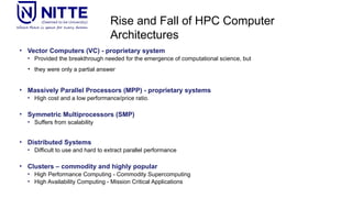 HPC-Unit-1 PPT INtroduction to high performance computing | PPTX