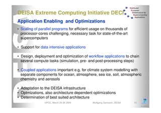 DEISA Distributed European Infrastructure for Supercomputing Applications
