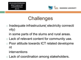 A presentation on Enhancing Pastoralist Education Through ICT at ...
