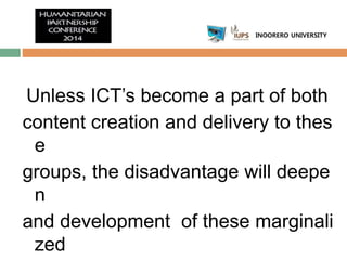 A presentation on Enhancing Pastoralist Education Through ICT at ...