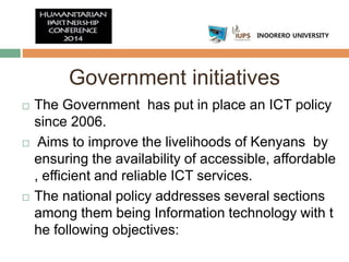 A presentation on Enhancing Pastoralist Education Through ICT at ...