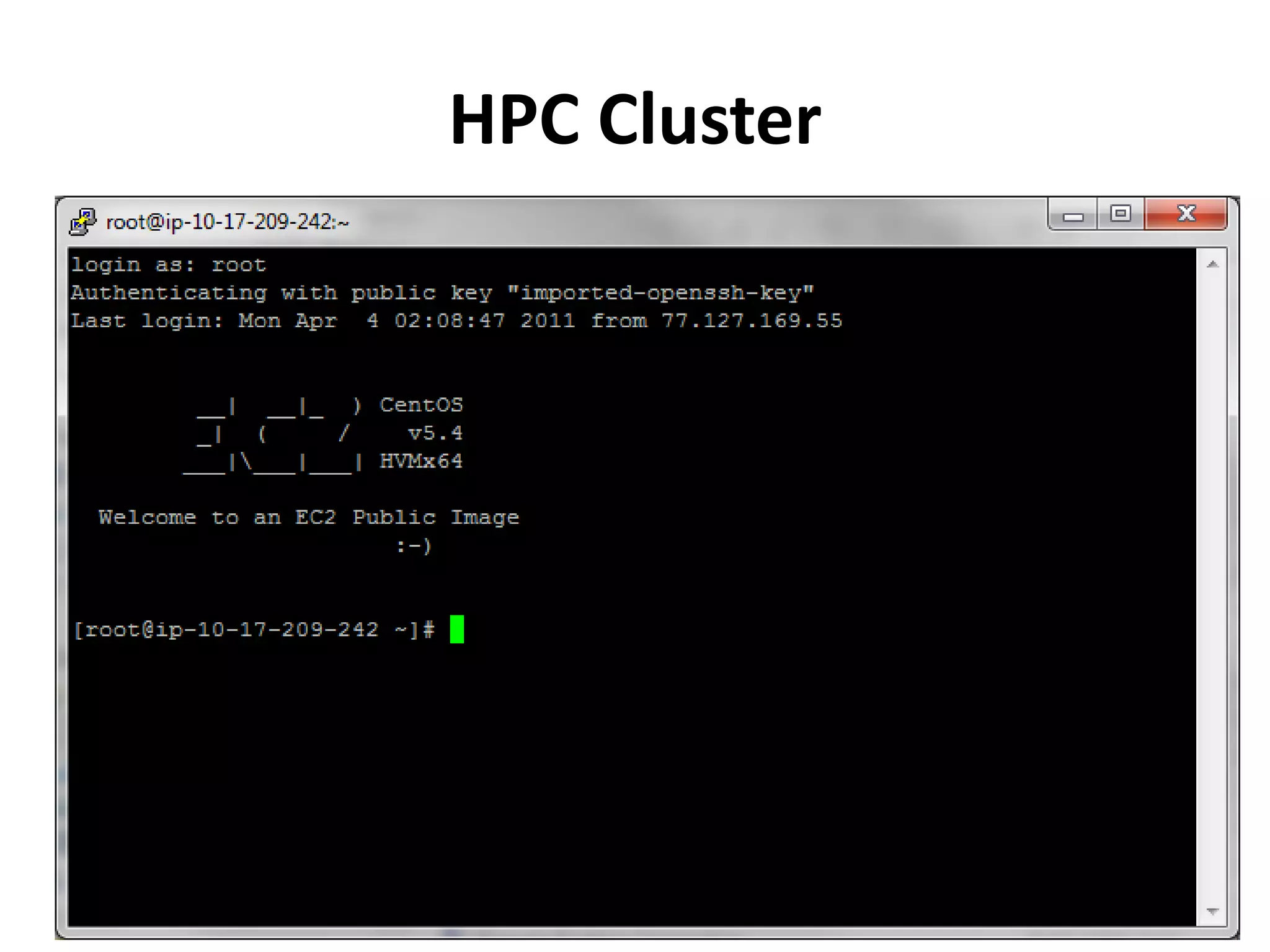 HPC Cluster
 