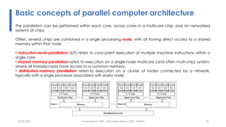 introduction to high performance computing | PPTX