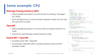 introduction to high performance computing | PPTX