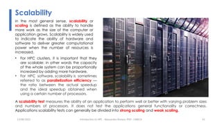 introduction to high performance computing | PPTX