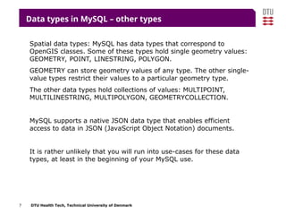 Mysql database for installation perocess | PPT