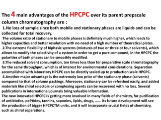 HPCPC[HIGH PERFORMANCE CENTRIFUGAL PARTITION CHROMATOGRAPHY], WHAT IS ...