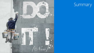 © Microsoft Corporation
Summary
 