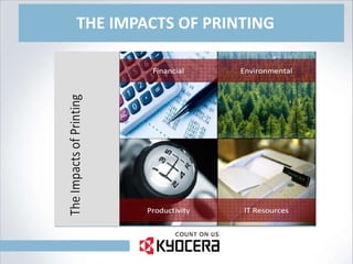 THE IMPACTS OF PRINTING 
