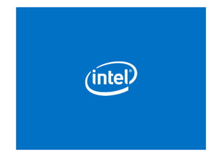 Intel Technologies for High Performance Computing