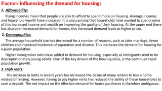 Housing planning and design Socio economic aspects | PDF