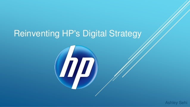Hp digital strategy presentation