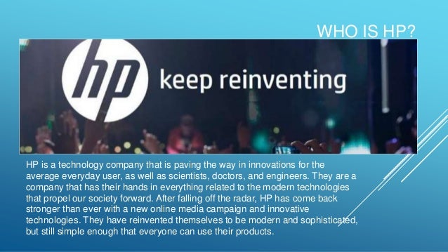 Hp digital strategy presentation