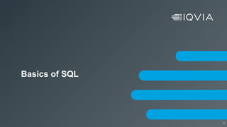 14
Basics of SQL
 