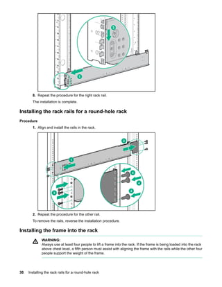 Remove Hp Rack Rails HPE-Synergy-12000-Frame-Setup-and-Installation-Guide.pdf