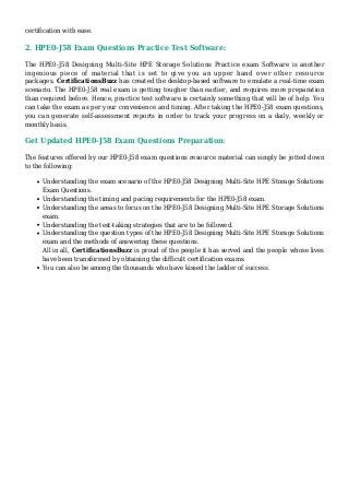 HPE0-J68最新試験情報
