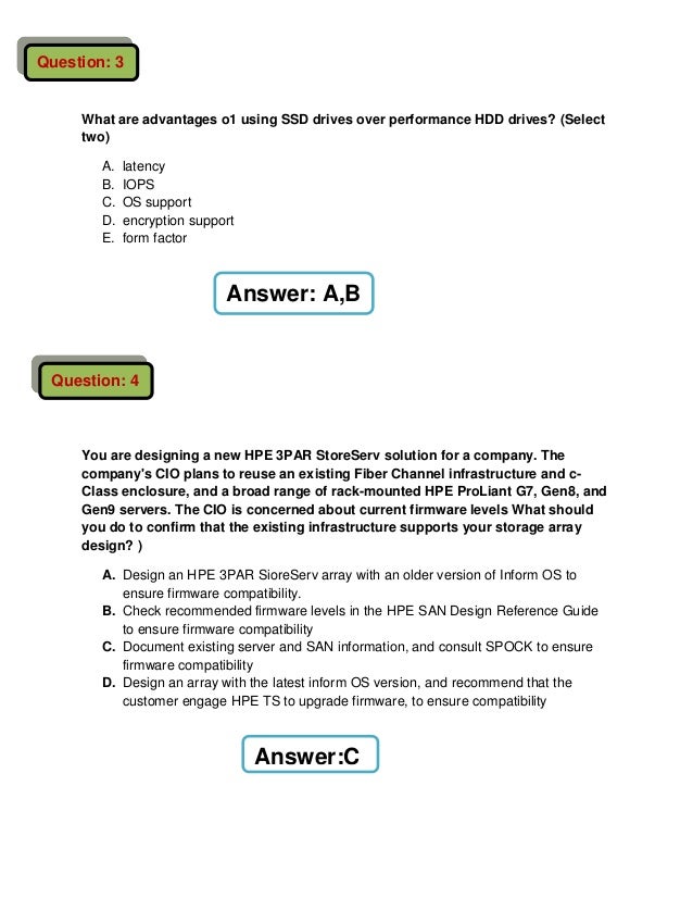 HPE0-G03 Testing Engine