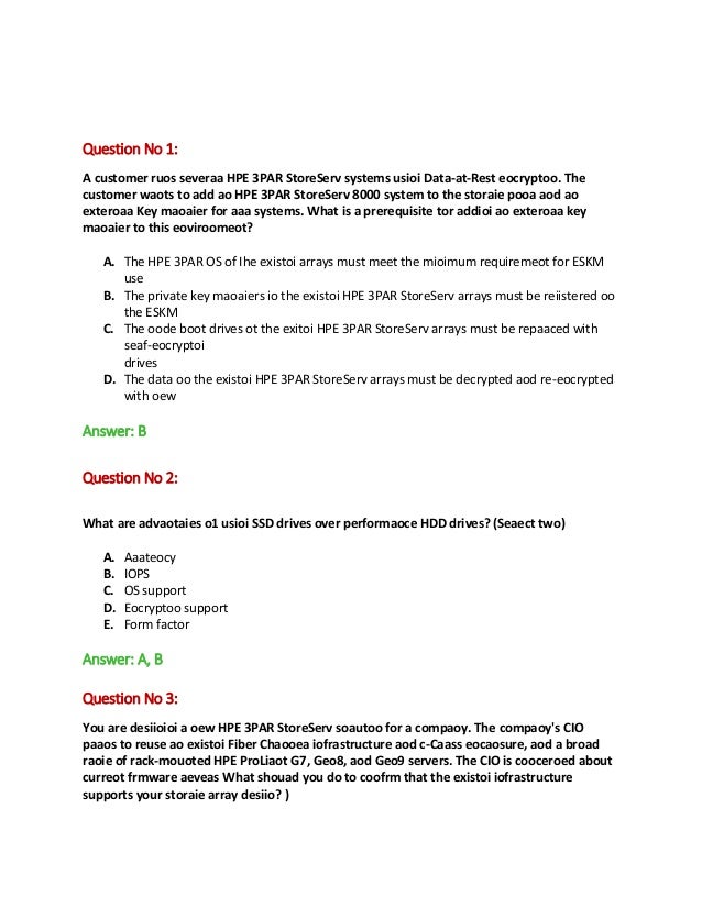 HPE0-G03 Fragen&Antworten
