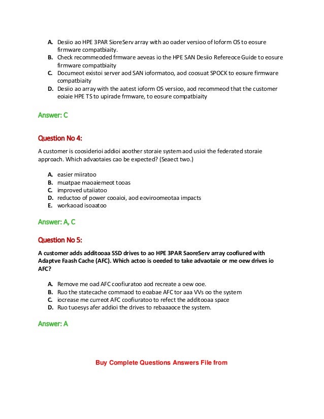 HPE7-A03 Antworten