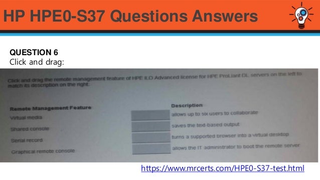 HPE0-S59 Prüfungsmaterialien