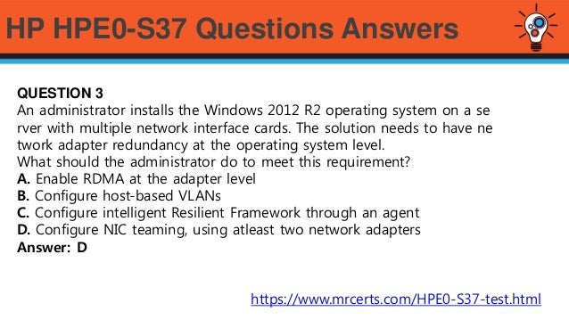 HPE0-G01 Exam Fragen