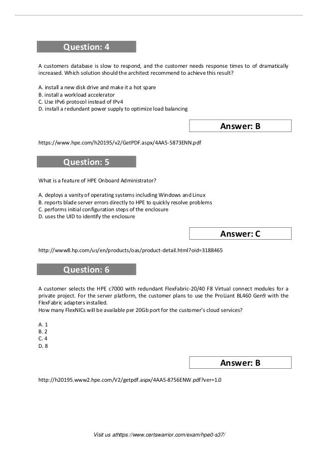 HPE0-V27 Online Test