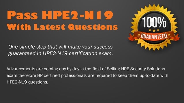 HPE2-B04 PDF Demo