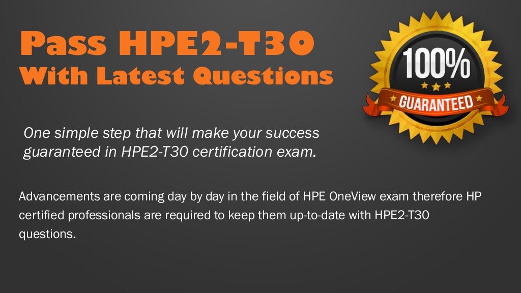 HPE2-B07 Zertifizierung