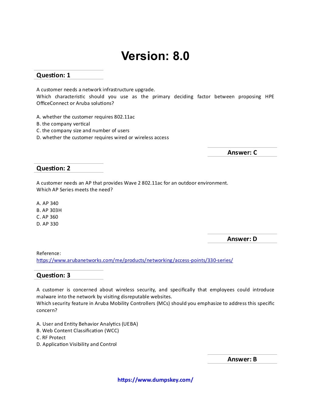 HPE2-B06 Trainingsunterlagen