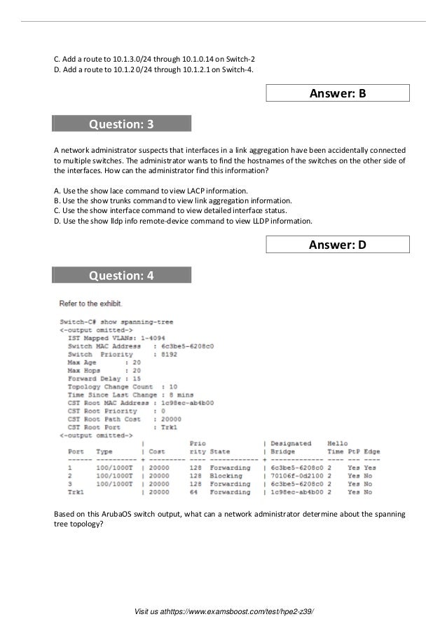 HPE2-T38 PDF Demo