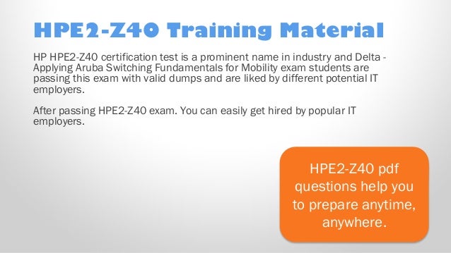 HPE2-B04 Musterprüfungsfragen