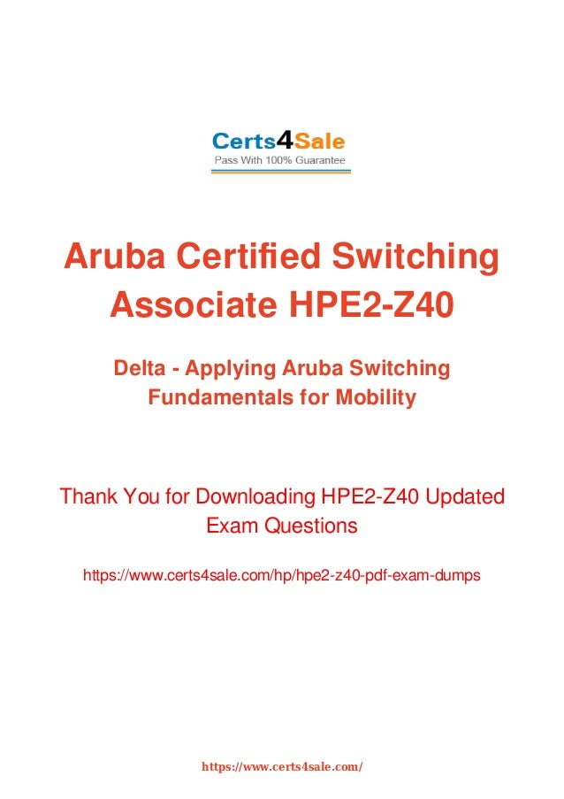 HPE2-B03 Online Tests