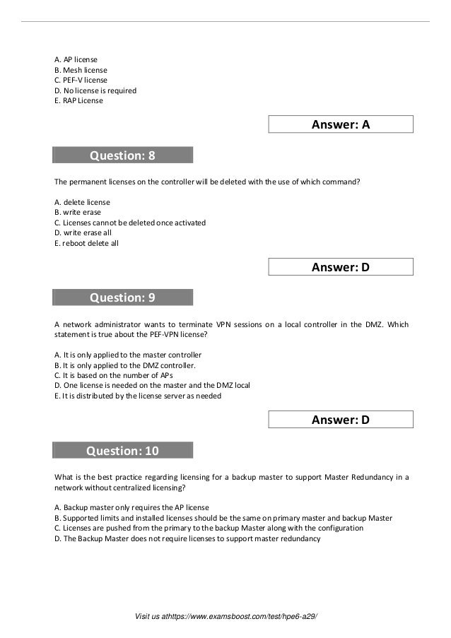 HPE6-A85 PDF Testsoftware