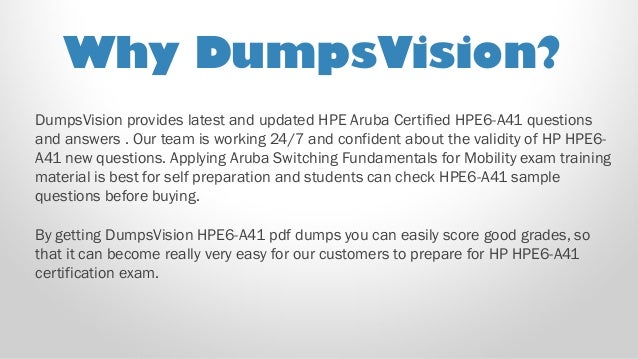 HPE6-A73 Schulungsunterlagen