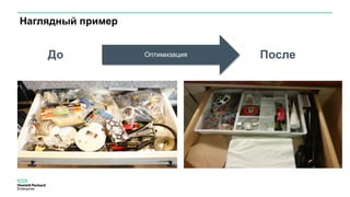 Наглядный пример
До ПослеОптимизация
 