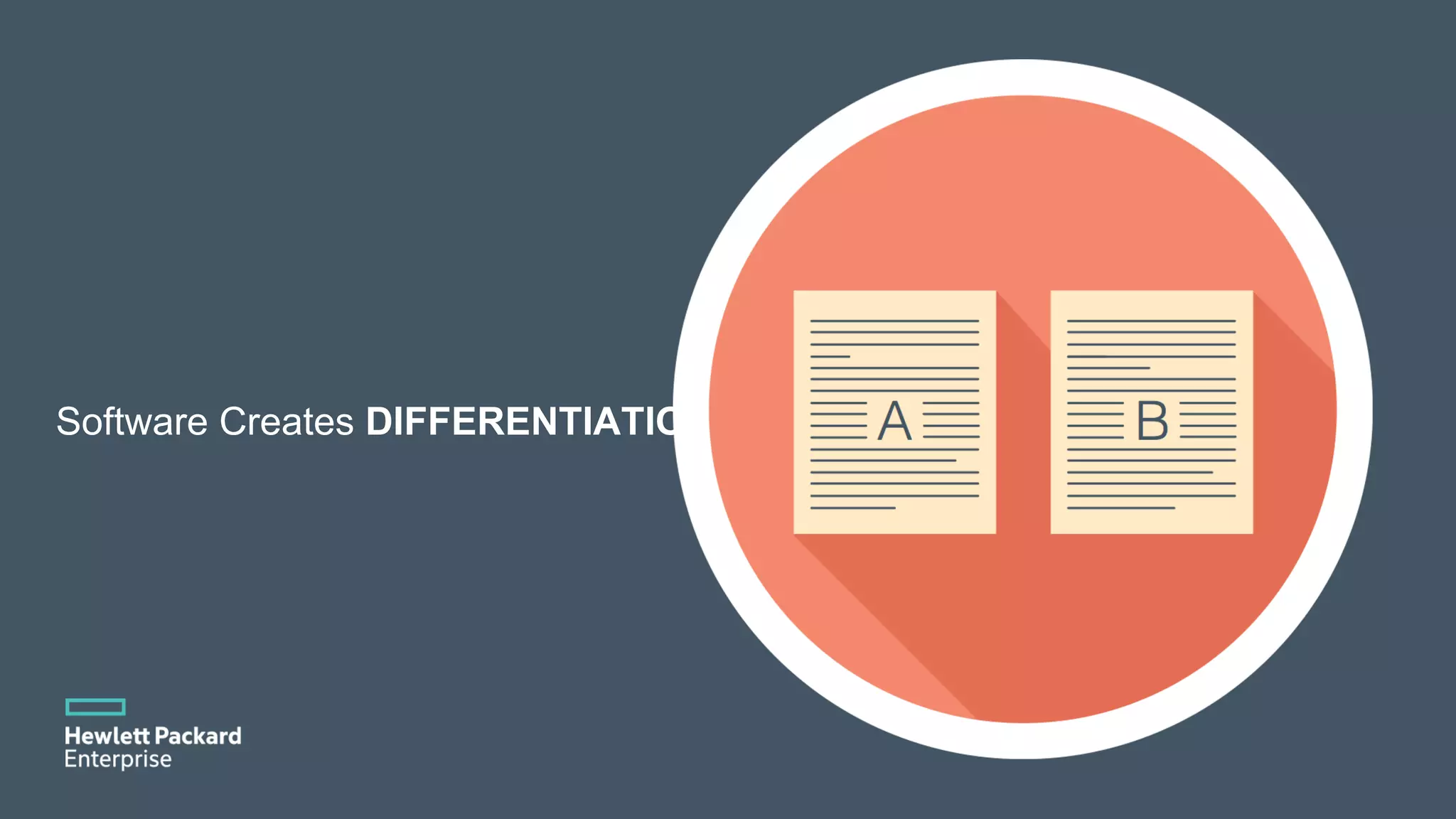 Software Creates DIFFERENTIATION 