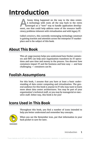 Containers for Dummies | PDF