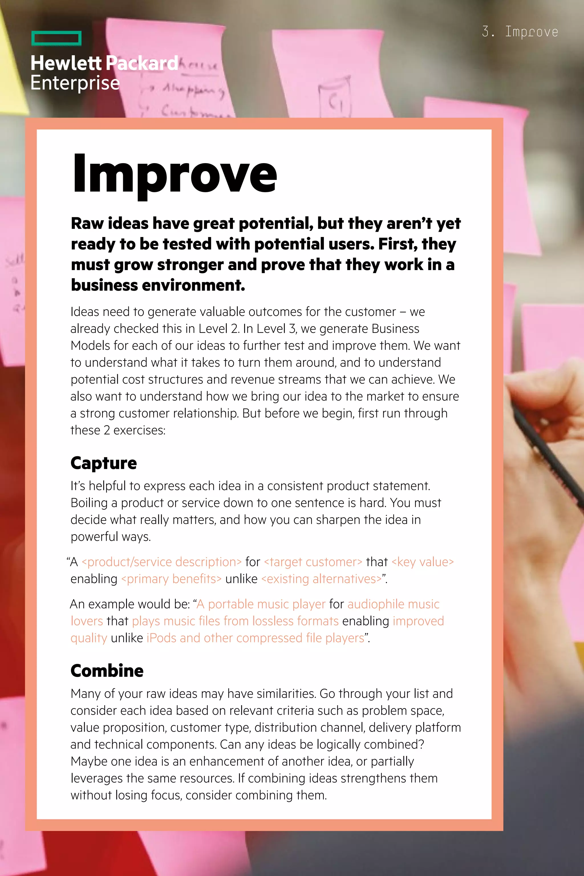 HPE Ideas Transformation Box