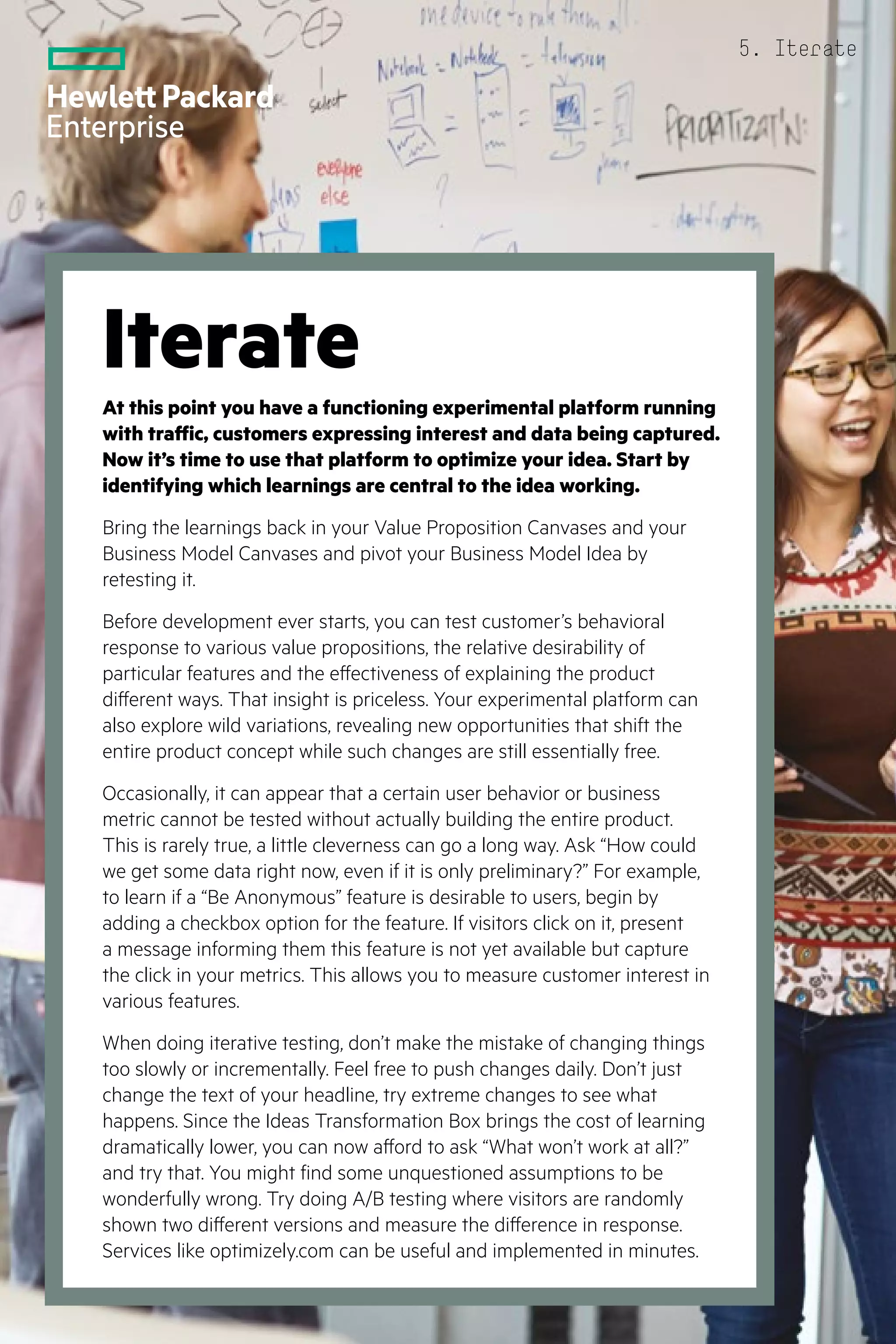 HPE Ideas Transformation Box