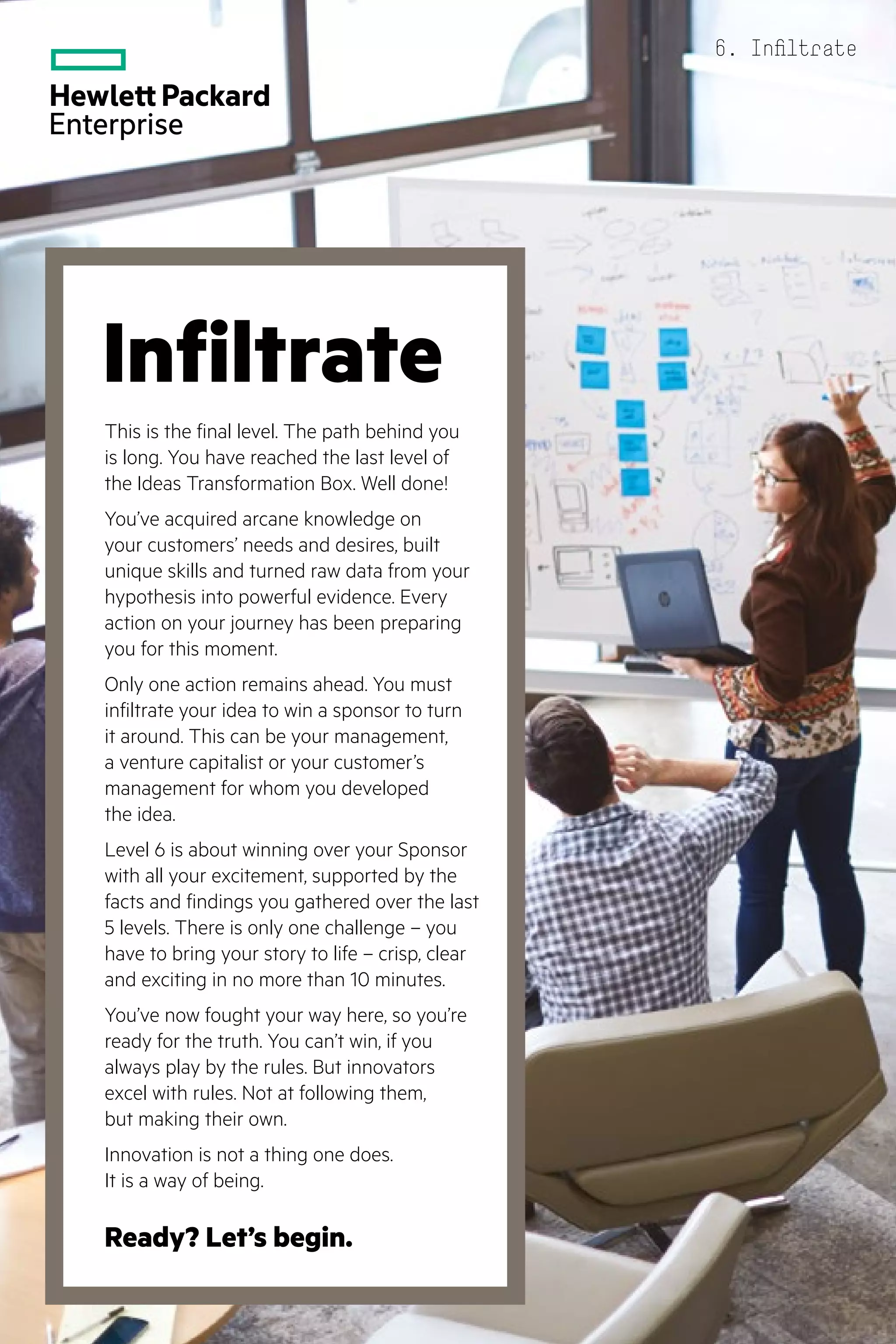 HPE Ideas Transformation Box