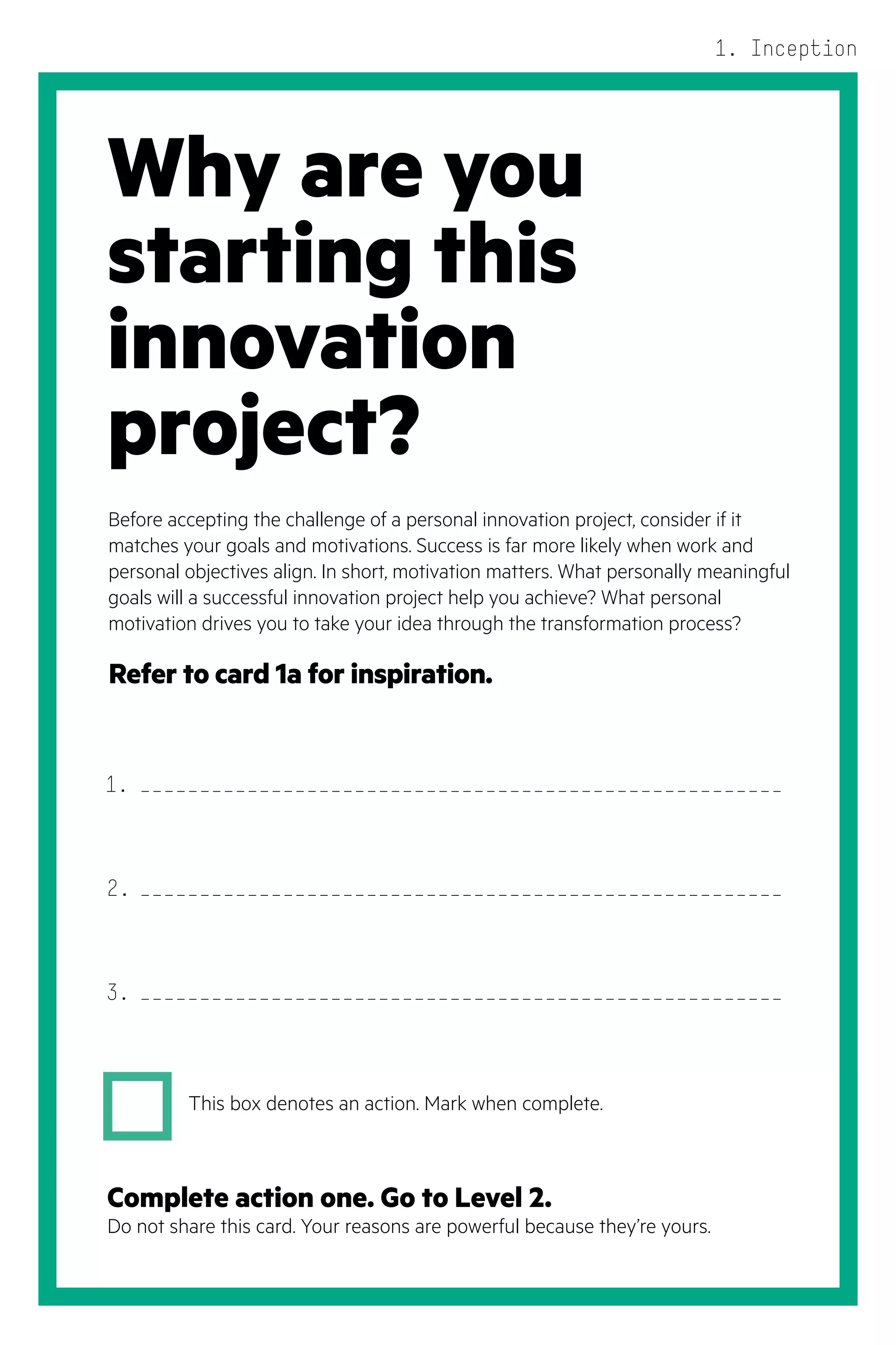 HPE Ideas Transformation Box