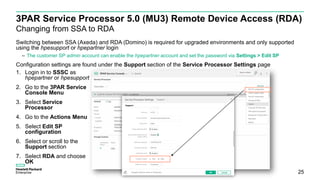 Parata Rde Interface Status HPE InfoSight for 3PAR quickstart shortened v1 | PDF