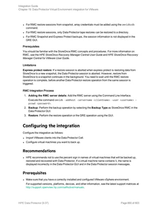 Hpe Data Protector integration guide